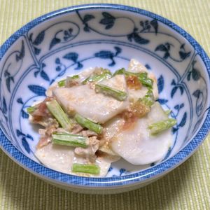 キャピタンの作ってみた!投稿(美味しい！箸休めにならない箸休め♡小かぶらのおかか梅マヨ和え)