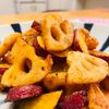 ちひろの作ってみた!投稿(【さつまいもと蓮根の甘辛バター】てりっと甘い♡シャキほく♬︎)