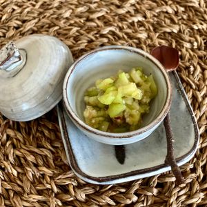 みさみさばぁば🌱の作ってみた!投稿(野菜界のなめろう？！　ナスの塩たたき)