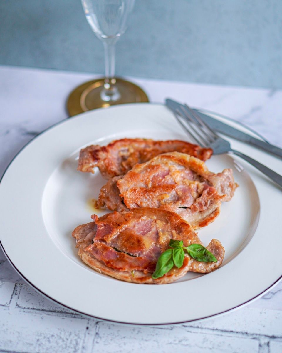 軽いチキンサルティンボッカのレシピ