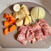 ごはんに合う！鶏だしクリームシチューの工程1