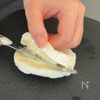 〖 春巻の皮で 〗味噌とナッツの包みカマンベールの工程1