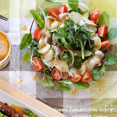 お刺身 ホタテ の和風カルパッチョ By 北島真澄 レシピサイト Nadia ナディア プロの料理家のおいしいレシピ