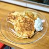 りりの作ってみた!投稿(簡単バナナ米粉パンケーキ♪油・砂糖・卵・乳・小麦粉不使用)