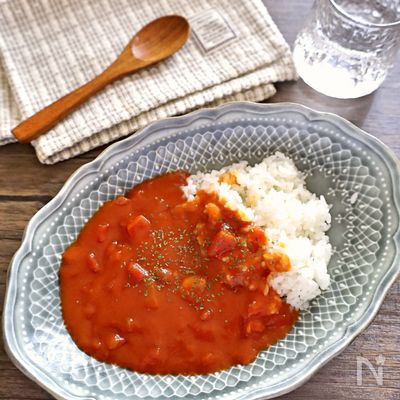 トマト缶だけ！トマトカレー