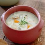 コロコロ野菜のクラムチャウダー