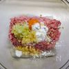豚挽き肉の照り焼きハンバーグの工程1