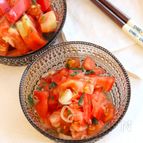 トマトの青じそみょうがマリネ《減塩》