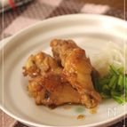 鶏骨付き肉のやわらか黒酢煮