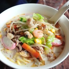 【まるでお店の味！野菜たっぷりちゃんぽん麺】スープ絶品