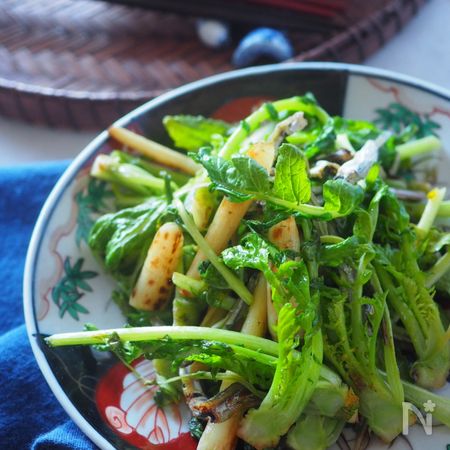5分で副菜 ビタミンたっぷり じゃこと葉だいこんの中華風炒め By 道添明子 あーぴん レシピサイト Nadia ナディア プロの料理家のおいしいレシピ