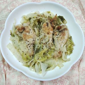 M＊Pの作ってみた!投稿(【白菜と手羽元の粒マスタード煮込み】時短でできて美味しい～♪)