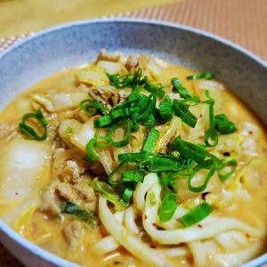ヴェルの作ってみた!投稿(ピリ辛キムチうどん【ランチにもおすすめ！】)