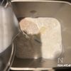 【おうちパン屋さん】米粉でモチモチ★黒胡麻ロールパン♬の工程1