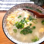 体調悪くても元気でもいつでも食べたい♡優しいしらす卵雑炊