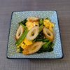 𝔂𝓾𝓶𝓲🍓の作ってみた!投稿(お出汁しみしみおかず♪小松菜とちくわの和風たまご炒め)