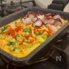 卵焼き器で簡単に✨お手軽たこ焼き風オムレツ🐙の工程5