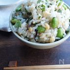 枝豆のたぬきごはん