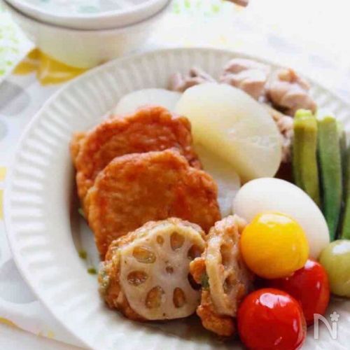 スープが絶品!飲み干せる美味しさ《冷やしおでん》