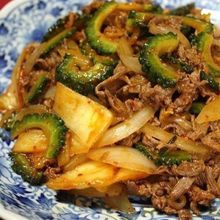 ゴーヤの牛キムチ