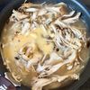 秋の味覚♪カリカリ厚揚げの濃厚鶏だしきのこあんの工程3