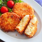 鮭とチーズのポテトコロッケ【衣付け簡単！とろける食感】