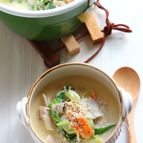 ねりごま香る【中華風野菜たっぷりスープ】