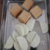 とろ〜っと優しい♡厚揚げ大根のそぼろ中華煮の下準備