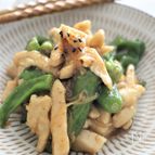 おつまみにたまらない！鶏むね肉とししとうの甘辛炒め