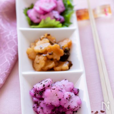 サクラサク!大根の2色漬け