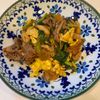 みわの作ってみた!投稿(豚肉と小松菜と卵のスタミナ塩炒め)