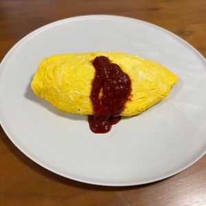 こむぎの作ってみた!投稿(きれいに仕上がる♩やさしいオムライス)