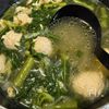 春菊と鶏だんごのぽかぽかねぎ生姜スープの工程7