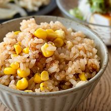 バター醤油で美味しい♡とうもろこしご飯
