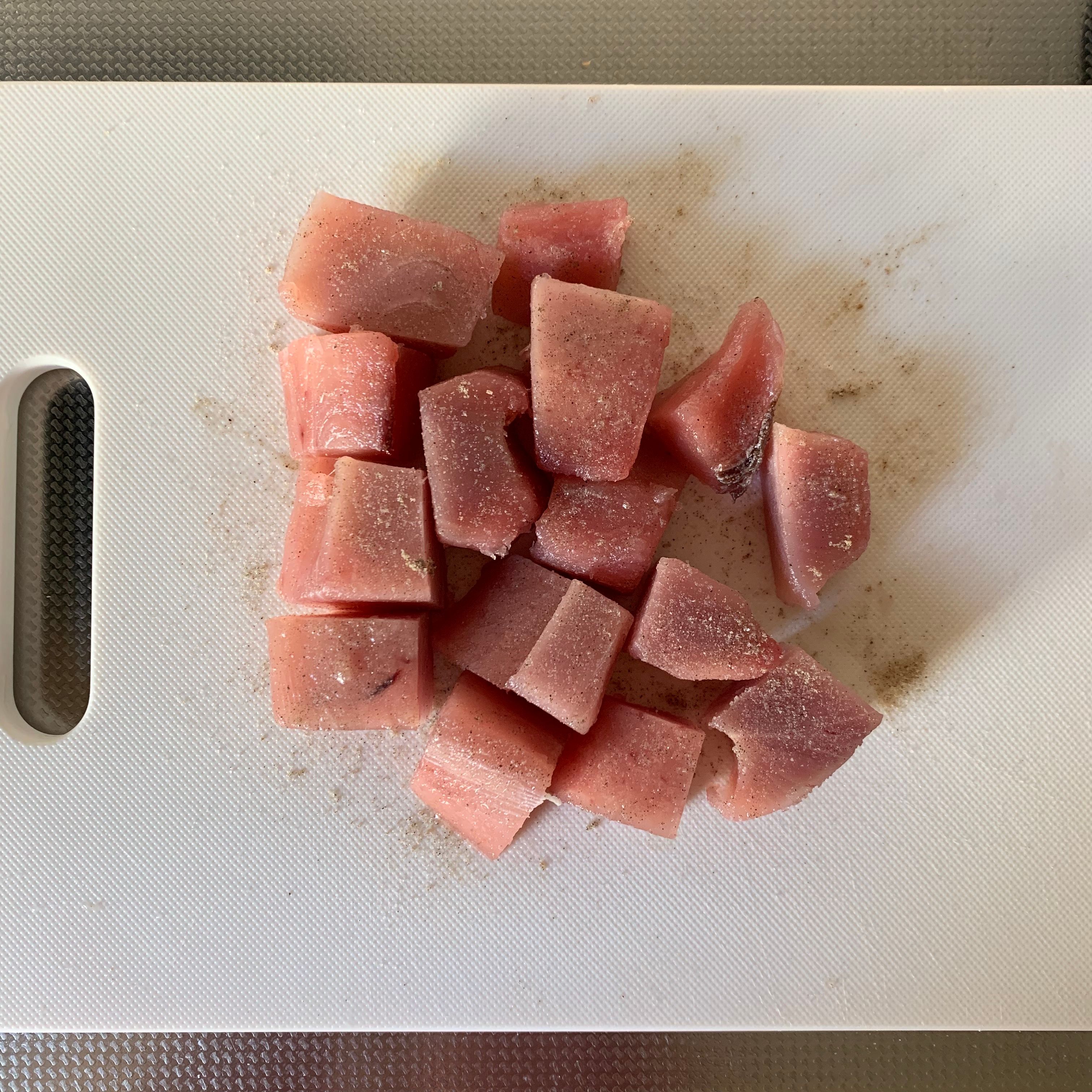 マグロの竜田揚げ 和風香味ダレをたっぷりかけて レシピサイトnadia