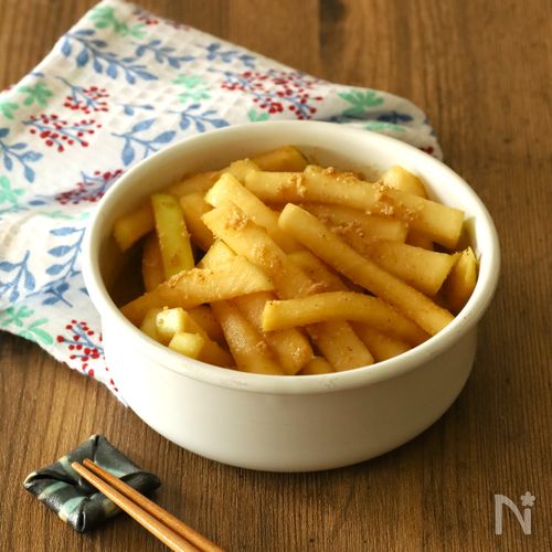 【ぽりぽり大根のごまだれ漬け】切って漬けるだけ！