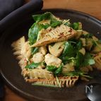 焼きたけのこ・モッツァレラ・三つ葉のさんしょう甘じょうゆ