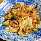 豚肉とキャベツのピリ辛にんにく味噌炒め