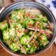 夏の涼しい副菜🎐オクラとみょうがのポン酢おかか和え😋🥗