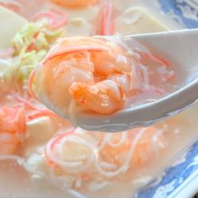 芯からぽかぽか♪ふわふわ豆腐とエビのとろ〜りあんかけ