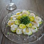＼5分でできる／帆立とかぼすの和風カルパッチョ