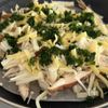 〖 重ねて焼くだけ 〗ライスペーパーきのこチーズガレットの工程4
