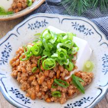 ［肉みそ納豆のせ冷奴］家族が爆食い！包丁不要！5分でできる