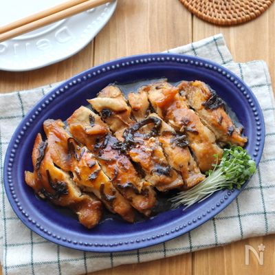 【下味冷凍からレンジで簡単】和風塩昆布チキン