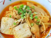 和風で韓国風【キムチ肉豆腐】