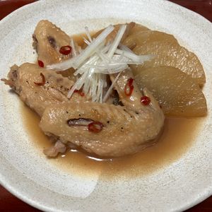 りんごの作ってみた!投稿(鶏手羽と大根のじんわり醤油煮込み)