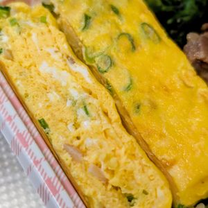 まゆのの作ってみた!投稿(紅生姜入り玉子焼き【簡単お弁当おかず】)