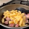 パパッと作れて大満足！ひき肉とお揚げの青椒肉絲の工程3