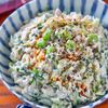 【むね肉ときゅうり、枝豆の中華風白和え】うどんスープで簡単！の工程6