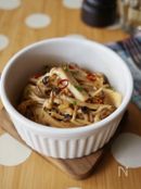 きのこのペペロンチーノ風炒め